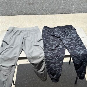 Under Armour Gray and Black Camo Joggers